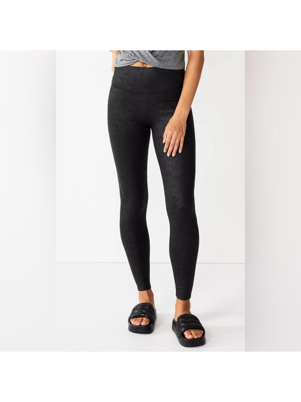 Juniors So Lounge Life High-rise Leggings XS Black NWT